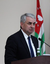 ВЫСТУПЛЕНИЕ ПРЕЗИДЕНТА РА Р. ХАДЖИМБА  НА СЪЕЗДЕ РПП «ФОРУМ НАРОДНОГО ЕДИНСТВА АБХАЗИИ»