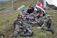 На перевале Дамхурц, там, где прошли добровольцы