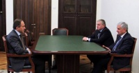 ПРЕЗИДЕНТ АБХАЗИИ ВСТРЕТИЛСЯ С МИНИСТРОМ РФ  ПО ДЕЛАМ СЕВЕРНОГО КАВКАЗА